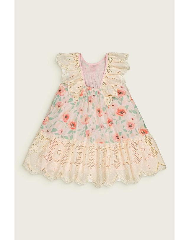 바챠 바챠 26SS 아동 원피스 Peach Melba Robe dress SS26PEACHMEL 착용컷