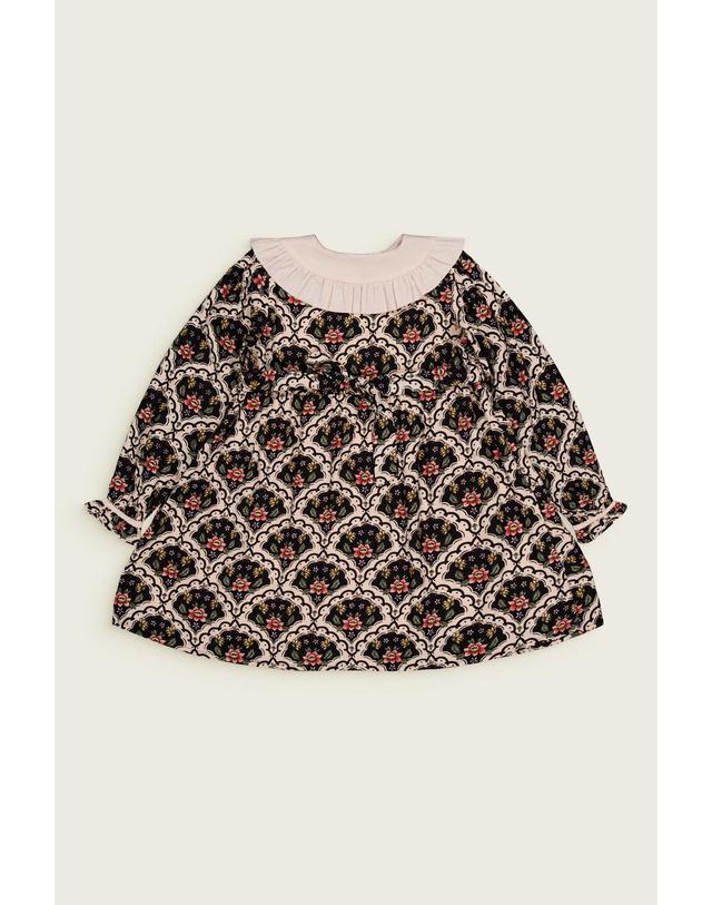 바챠 바챠 25FW 아동 원피스 Sweetie Robe Dress AW25SWEETIE LVLYPR 착용컷