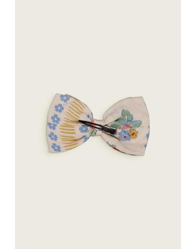 바챠 바챠 25FW 아동 헤어핀 Barette Hair Clip AW25PAPILL-DARLPR 크림 착용컷