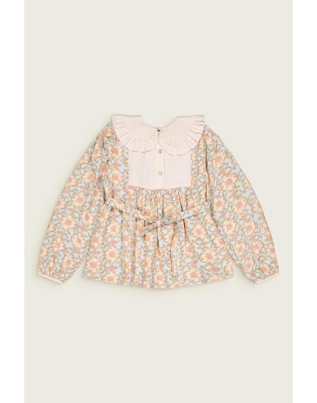바챠 바챠 26FW 아동 블라우스 Blouse&Short dress AW26CAMIL-REVDHIVPR 착용컷
