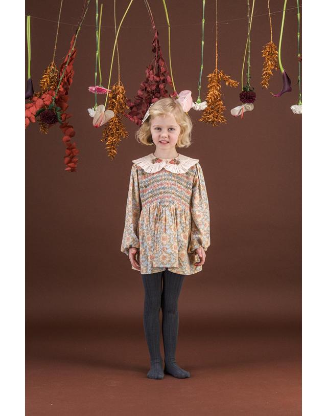 바챠 바챠 26FW 아동 블라우스 Blouse&Short dress AW26CAMIL-REVDHIVPR 착용컷