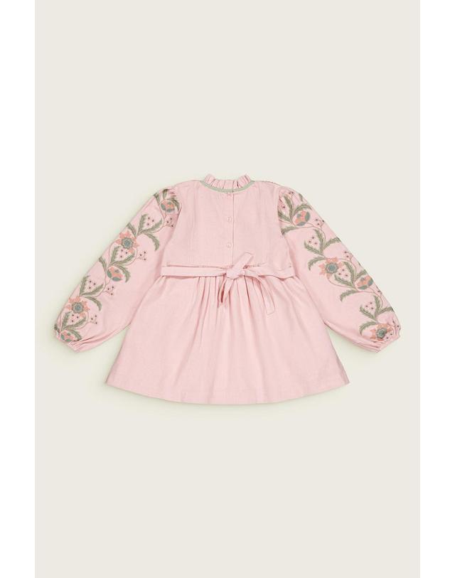 바챠 바챠 26FW 아동 블라우스 Blouse&Short dress AW26SONG-PINK 착용컷