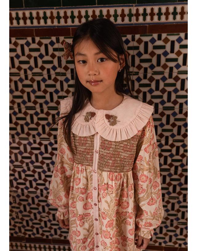 바챠 바챠 26FW 아동 원피스 Robe dress AW26AUGUST-PROENCHPR 착용컷