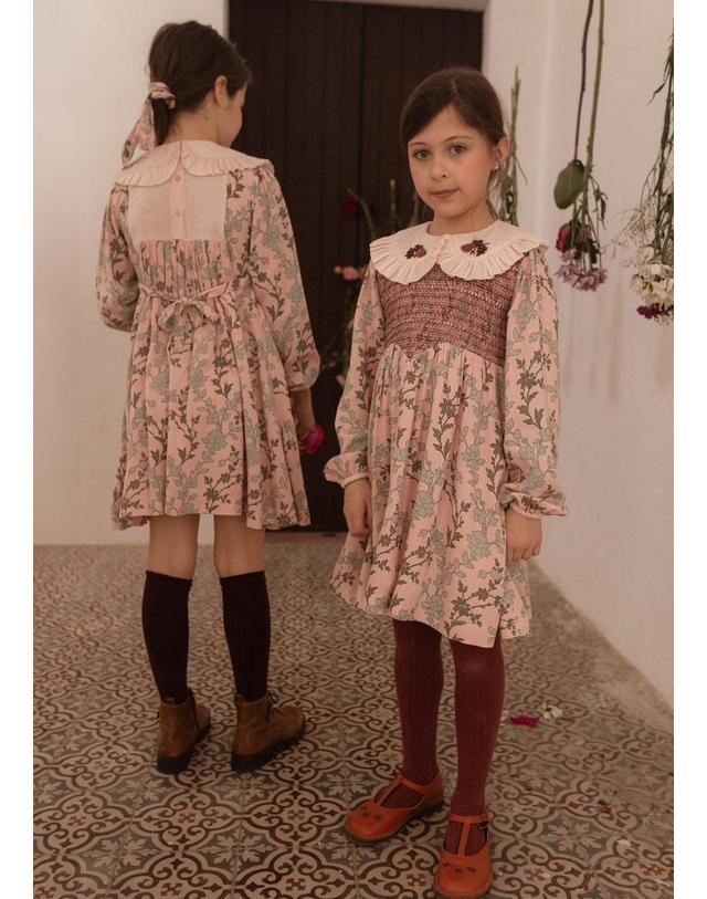바챠 바챠 26FW 아동 원피스 Robe dress AW26AIMEE-SOUFGIVPR 착용컷