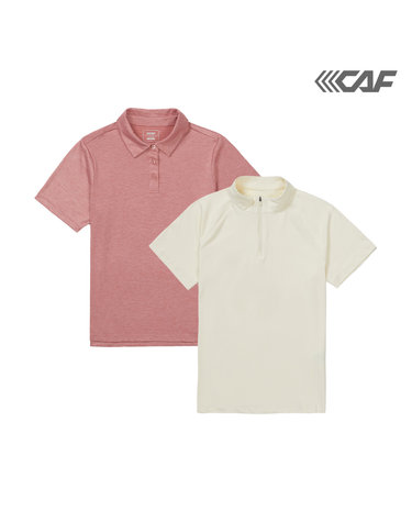 르까프 여성 티셔츠 2PACK [카라1+하프집업1]