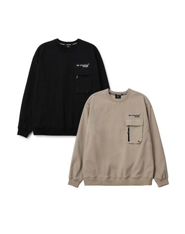 [알텐유] 우븐포켓맨투맨티셔츠 (R2349T170-K)