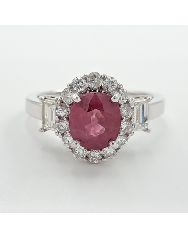 조셉 [구구스]중고명품 18K 1.46ct 루비 다이아 반지 13 (NO 10491574)