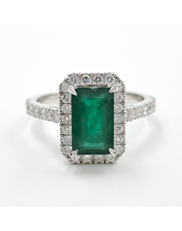 조셉 [구구스]중고명품 18K 1.40ct 에메랄드 다이아 반지 12 (NO 10588846)