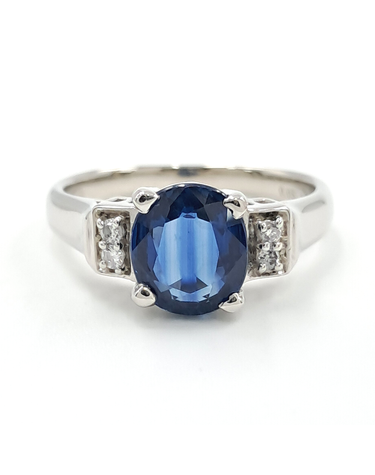 조셉 [구구스]중고명품 플래티늄 1.75ct 사파이어 다이아 반지 10 (NO 10589120)