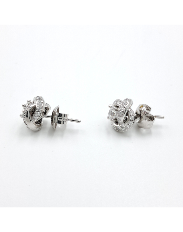 조셉 [중고명품] [구구스]중고명품 골든듀 0.22ct 다이아 칸타빌레 클래식 귀걸이 (NO 10337939) 멀티컬러 착용컷
