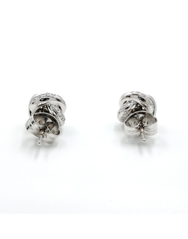 조셉 [중고명품] [구구스]중고명품 골든듀 0.22ct 다이아 칸타빌레 클래식 귀걸이 (NO 10337939) 멀티컬러 착용컷