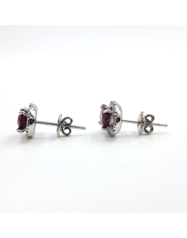 조셉 [중고명품] [구구스]중고명품 18K 1.0ct 루비 다이아 귀걸이 (NO 10411973) 멀티컬러 착용컷