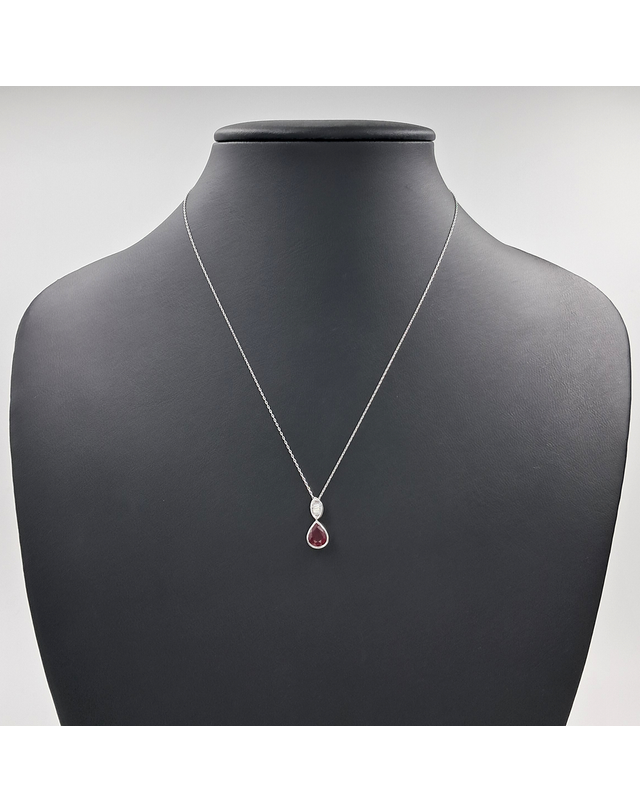 조셉 [중고명품] [구구스]중고명품 18K 1.03ct 루비 다이아 목걸이 (NO 10461357) 멀티컬러 착용컷