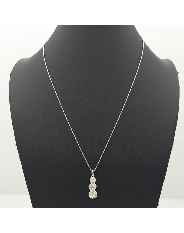 조셉 [중고명품] [구구스]중고명품 18K 다이아 목걸이 (NO 10562559) 멀티컬러 착용컷