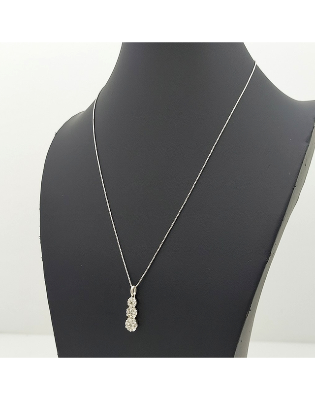 조셉 [중고명품] [구구스]중고명품 18K 다이아 목걸이 (NO 10562559) 멀티컬러 착용컷