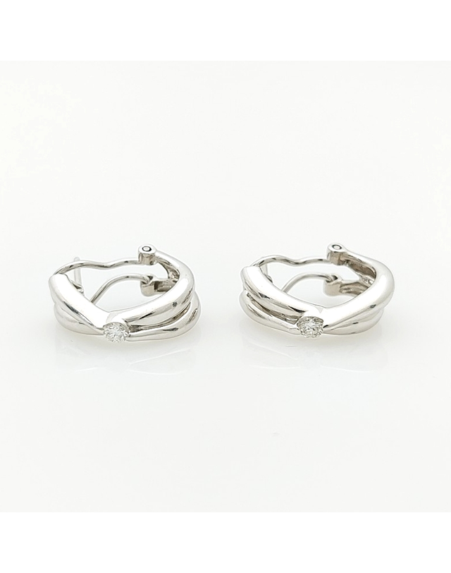 조셉 [중고명품] [구구스]중고명품 18K 다이아 귀걸이 (NO 10562561) 멀티컬러 착용컷