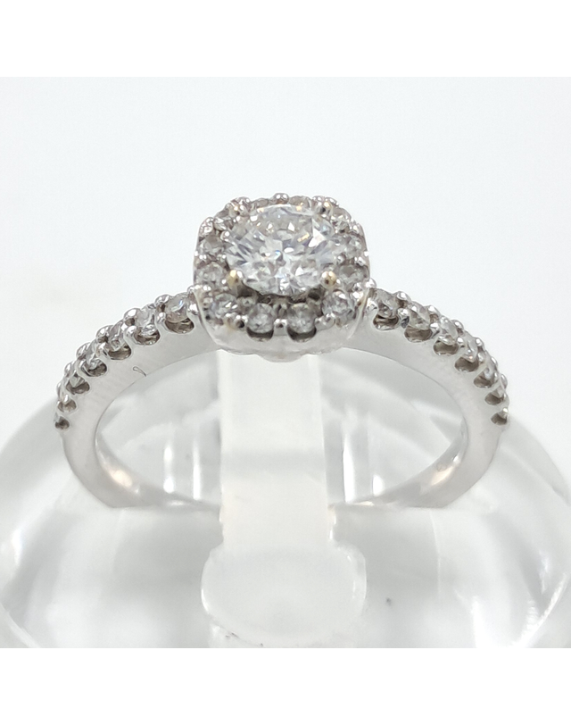 조셉 [구구스]중고명품 골든듀 0.32ct 다이아 프린세스 러브 반지 10 (NO 10562900) 멀티컬러 착용컷