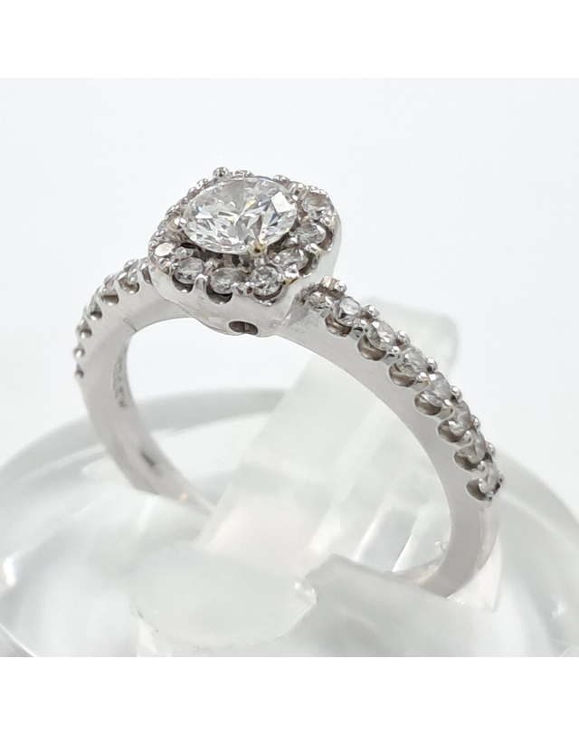 조셉 [구구스]중고명품 골든듀 0.32ct 다이아 프린세스 러브 반지 10 (NO 10562900) 멀티컬러 착용컷