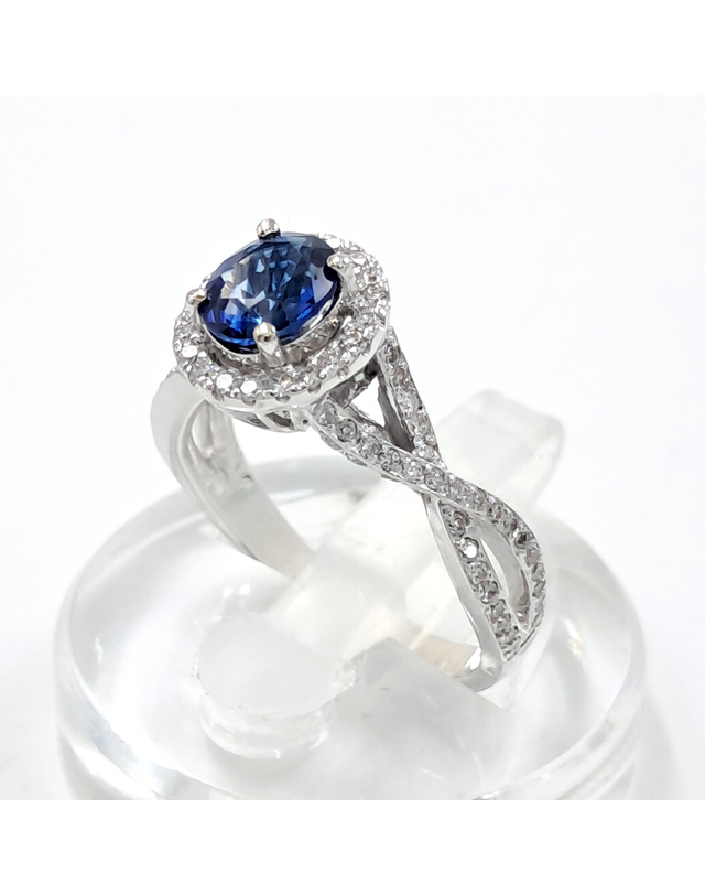조셉 [중고명품] [구구스]중고명품 18K 1.09ct 사파이어 다이아 반지 기타사이즈 (NO 10578488) 멀티컬러 착용컷
