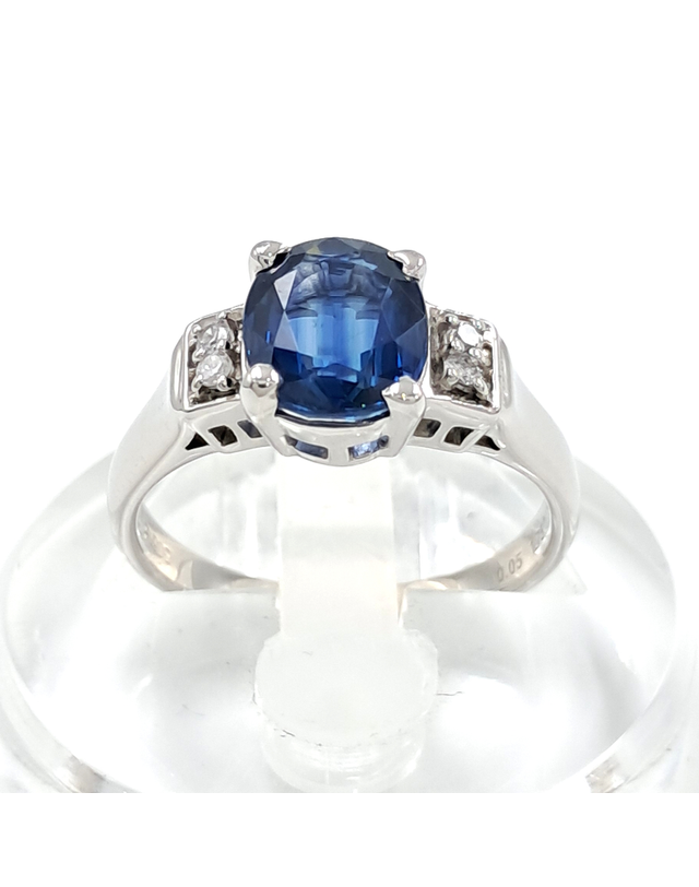 조셉 [중고명품] [구구스]중고명품 플래티늄 1.75ct 사파이어 다이아 반지 10 (NO 10589120) 멀티컬러 착용컷