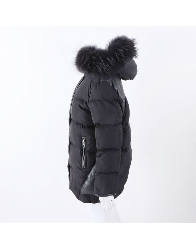 마쥬 [중고명품] [구구스]중고명품 마쥬 가죽 트리밍 패딩 점퍼 44-55 (NO 10523335) 멀티컬러 착용컷