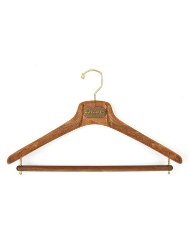 메이네티 사토리얼 상하의 옷걸이 SAR43 1P (WOOD)