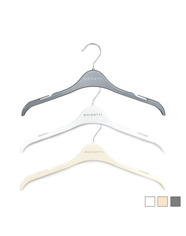 메이네티 플라스틱 상의 노치 옷걸이 10p (3 color)