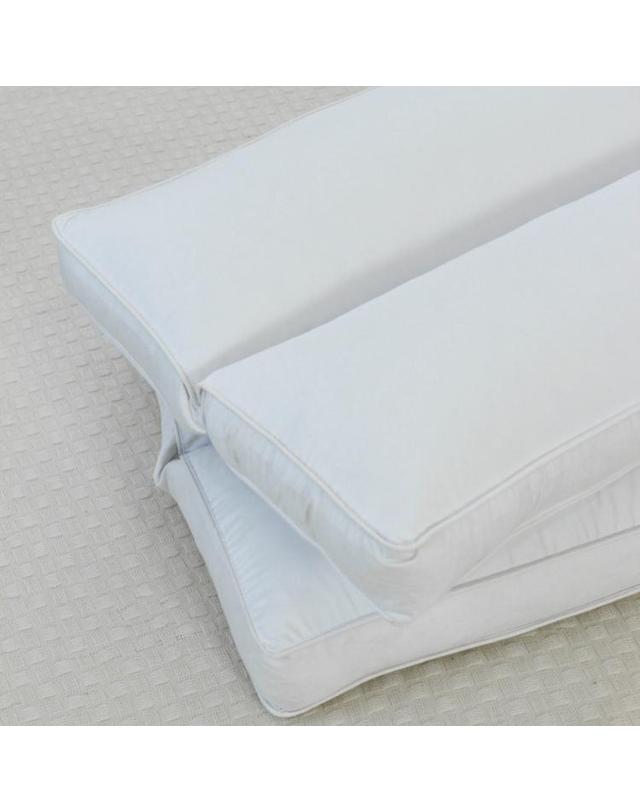 다인패브릭 (베개커버 선물) 경추 구스 베개솜(40x60) - 1200g 착용컷