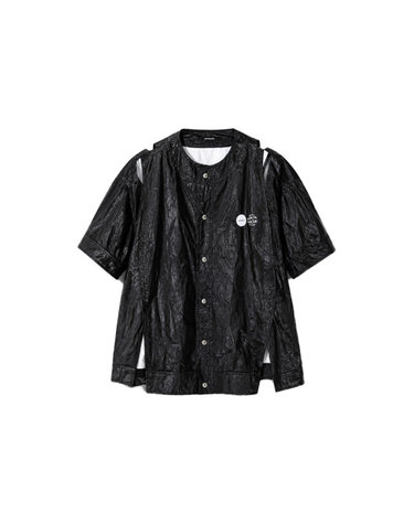 26SS 안티소셜소셜클럽X송지오 폴립티크 라운드넥 반팔 셔츠 블랙 MI3SH750BK