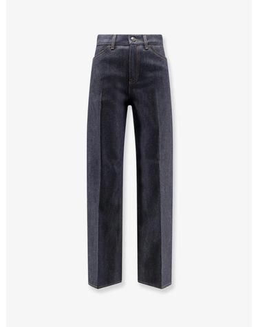 [해외직구][N85]로로피아나 FRW1651 여성 데님 청바지 진 LORO PIANA Max Trousers cotton and cashmere jeans