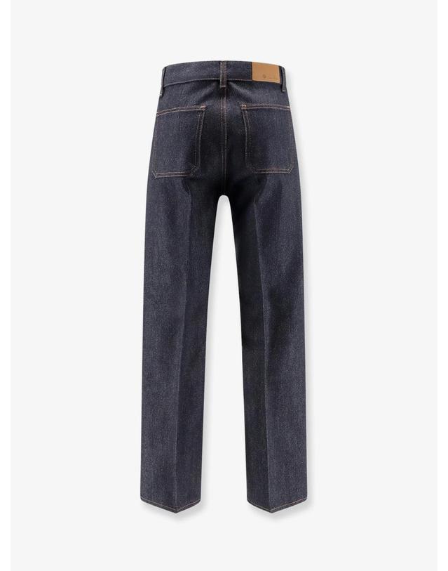 로로피아나 [해외직구][N85]로로피아나 FRW1651 여성 데님 청바지 진 LORO PIANA Max Trousers cotton and cashmere jeans 착용컷