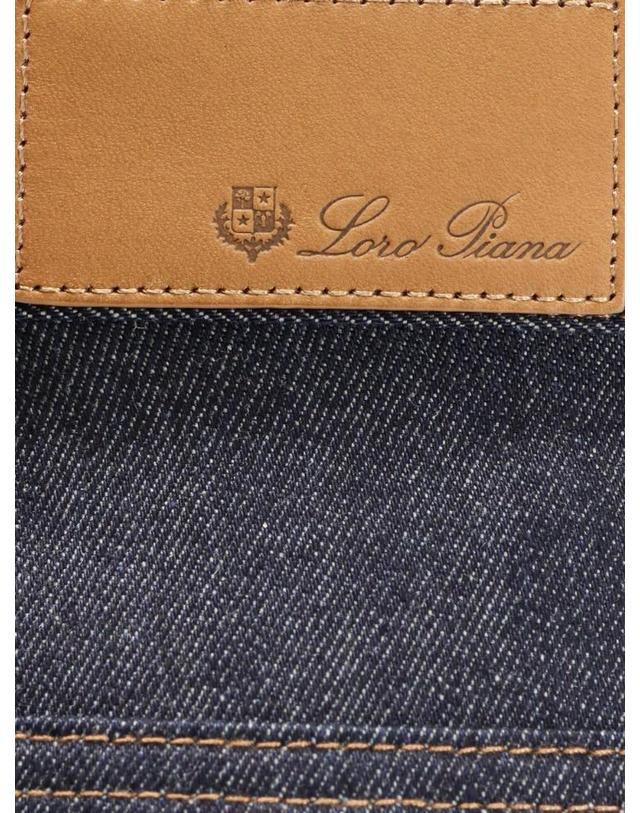 로로피아나 [해외직구][N85]로로피아나 FRW1651 여성 데님 청바지 진 LORO PIANA Max Trousers cotton and cashmere jeans 착용컷