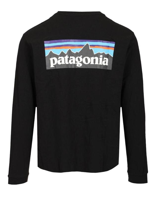 파타고니아 [해외직구][A94]파타고니아 38518BLK 남성 넥타이 보타이 PATAGONIA PATAGONIA P 6 Logo Responsibili Tee 착용컷