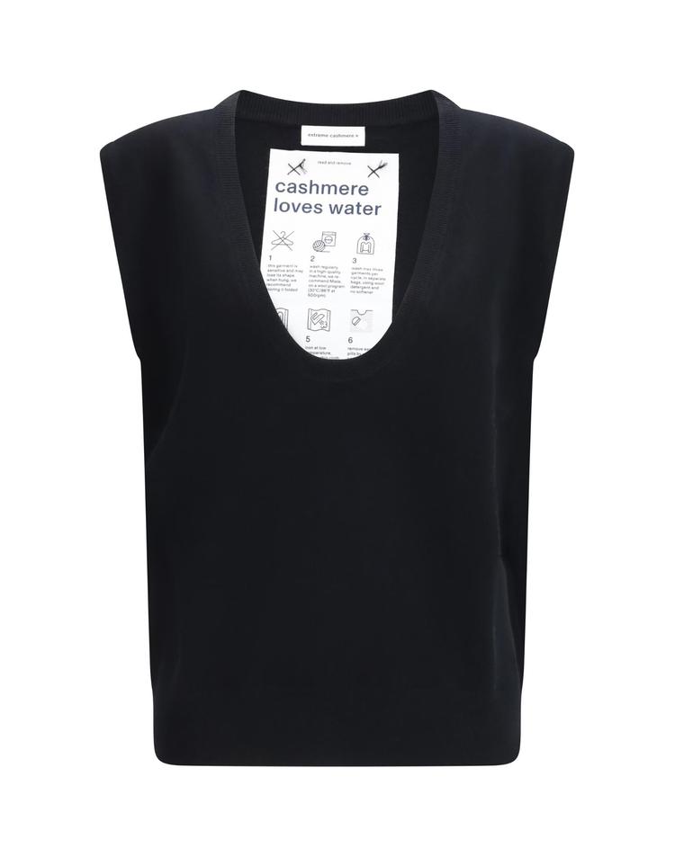 [해외직구][K68]익스트림 캐시미어 42317401TU05 RAVEN 여성 니트 스웨터 가디건 n423 Lord sleeveless Sweater