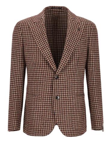 가브리엘파시니 [해외직구][A94]GABRIELE PASINI 62564 1 273501 남성 블레이저 자켓 GABRIELE PASINI GABRIELE PASINI Unlined Houndstooth Blazer