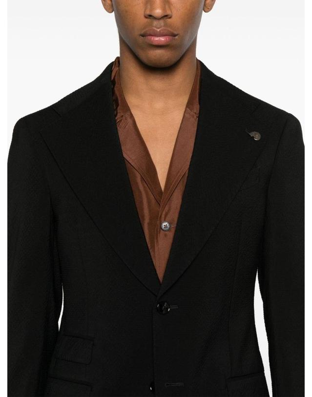 가브리엘파시니 [해외직구][A94]GABRIELE PASINI 53426374902 남성 점프수트 오버롤 GABRIELE PASINI GABRIELE PASINI Stretch Wool Seersucker Suit 착용컷