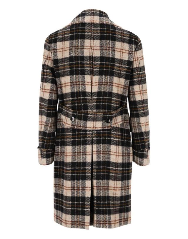 가브리엘파시니 [해외직구][A94]GABRIELE PASINI 67524 1 700301 남성 코트 아우터 GABRIELE PASINI GABRIELE PASINI Double Breasted Plaid Coat 착용컷
