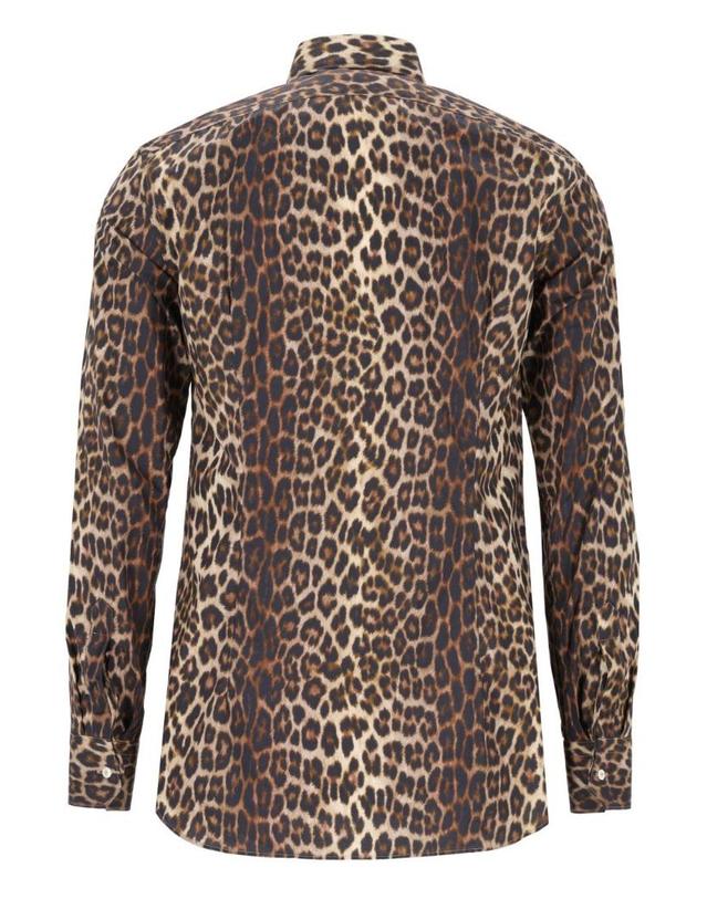 가브리엘파시니 [해외직구][A94]GABRIELE PASINI 61502 1 609201 남성 셔츠 GABRIELE PASINI GABRIELE PASINI Animal Print Shirt 착용컷