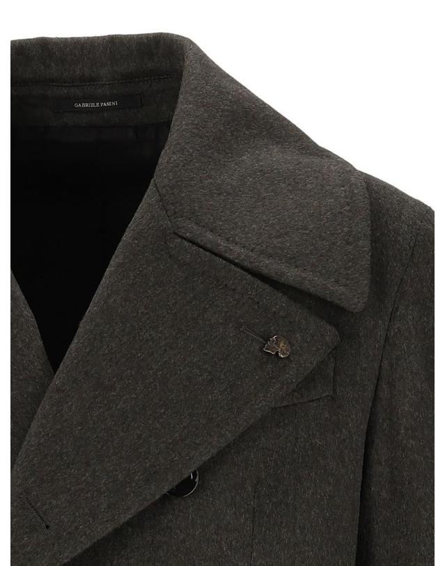 가브리엘파시니 [해외직구][A94]GABRIELE PASINI 67525 4 700304 남성 코트 아우터 GABRIELE PASINI GABRIELE PASINI Double Breasted Military Wool Coat 착용컷