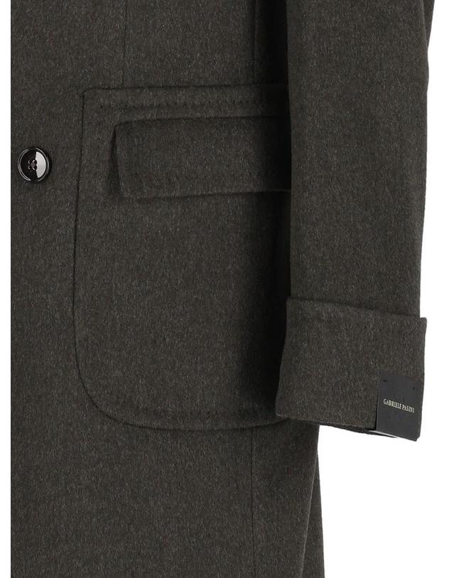 가브리엘파시니 [해외직구][A94]GABRIELE PASINI 67525 4 700304 남성 코트 아우터 GABRIELE PASINI GABRIELE PASINI Double Breasted Military Wool Coat 착용컷