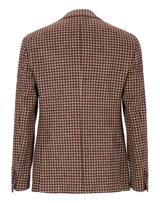가브리엘파시니 [해외직구][A94]GABRIELE PASINI 62564 1 273501 남성 블레이저 자켓 GABRIELE PASINI GABRIELE PASINI Unlined Houndstooth Blazer 착용컷