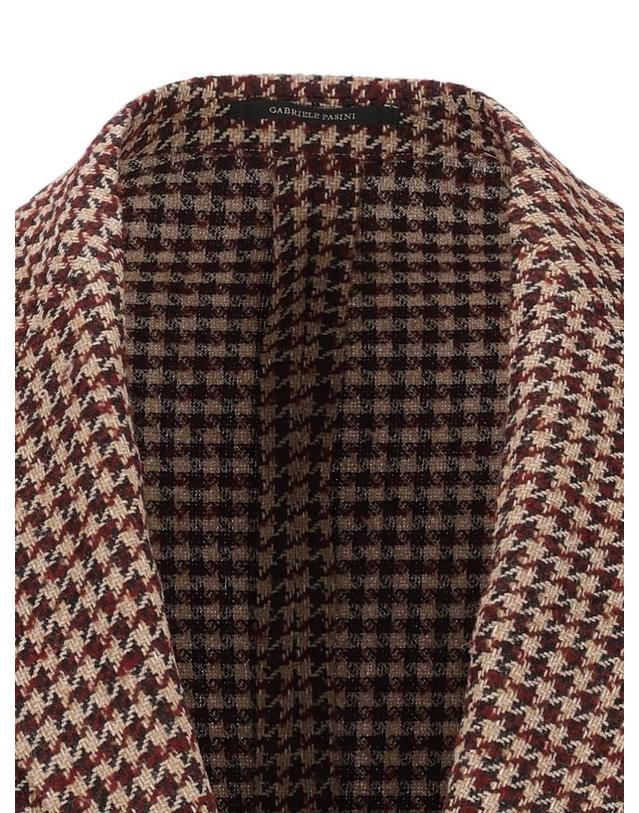 가브리엘파시니 [해외직구][A94]GABRIELE PASINI 62564 1 273501 남성 블레이저 자켓 GABRIELE PASINI GABRIELE PASINI Unlined Houndstooth Blazer 착용컷