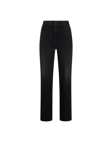 [해외직구][B47]MOTHER 104151611SPF 여성 데님 청바지 바지 BLACK COTTON THE ROLLER JEANS