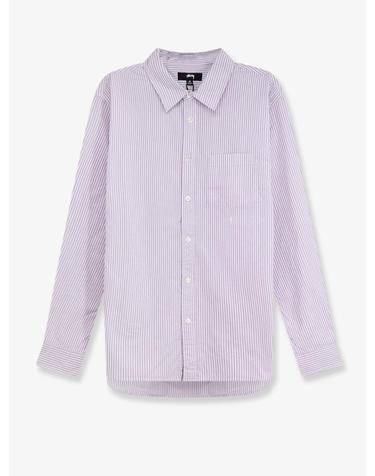 [해외직구][N85]스투시 1110388 남성 셔츠 남방 STUSSY Standard striped cotton shirt