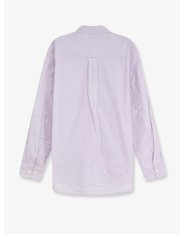 스투시 [해외직구][N85]스투시 1110388 남성 셔츠 남방 STUSSY Standard striped cotton shirt 착용컷