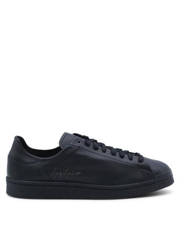 [해외직구][S27]아디다스 HQ7320 남성 로우탑 하이탑 슬립온 스니커즈 신발 운동화 에스빠듀 BLACK LEATHER SNEAKERS