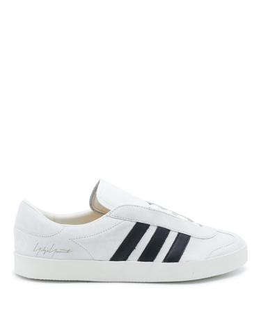 [해외직구][Q11]아디다스 LA6690WHITE BLACK 남성 스니커즈 OFF WHITE AND BLACK LEATHER SNEAKERS
