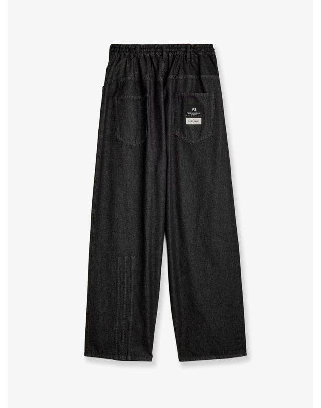 와이쓰리 [해외직구][N85]아디다스 KS3896 남성 바지 팬츠 데님 ADIDAS Y 3 Black denim trousers 착용컷