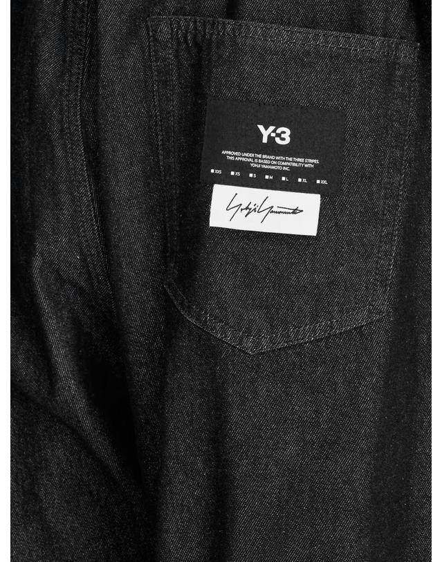 와이쓰리 [해외직구][N85]아디다스 KS3896 남성 바지 팬츠 데님 ADIDAS Y 3 Black denim trousers 착용컷