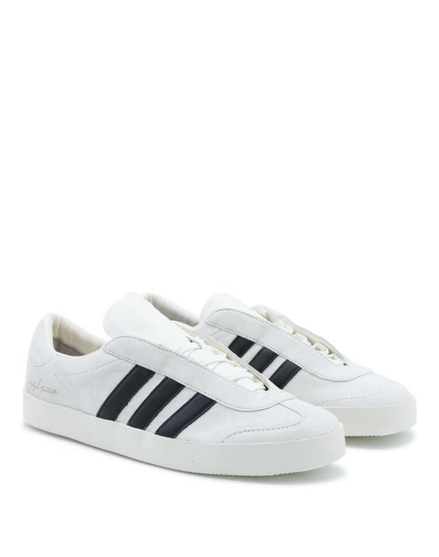 와이쓰리 [해외직구][Q11]아디다스 LA6690WHITE BLACK 남성 스니커즈 OFF WHITE AND BLACK LEATHER SNEAKERS 착용컷